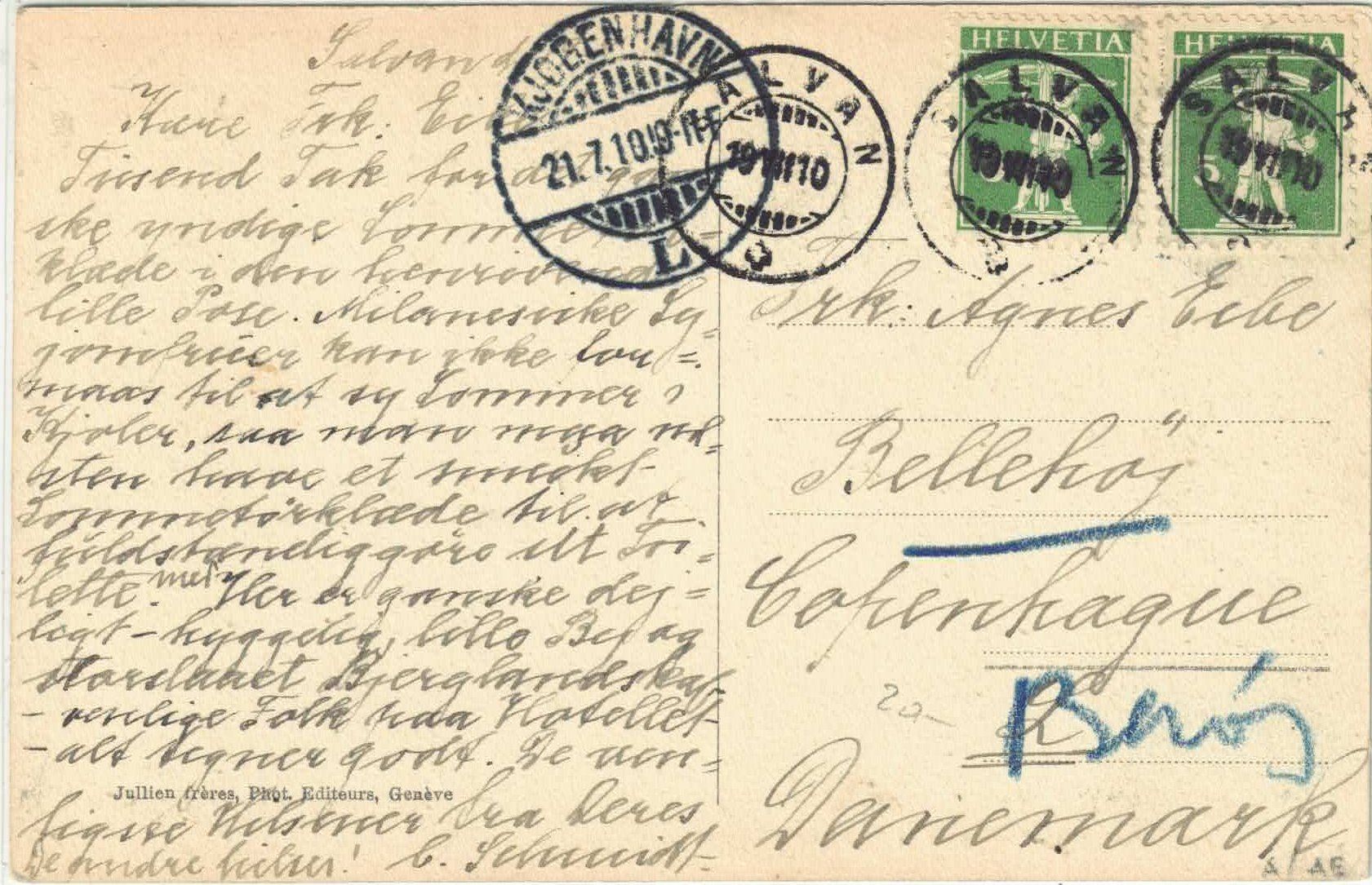 Cartoline postali: Salvan - Vue generale – Usato da Ettingen venduto da Kartenplanet 1