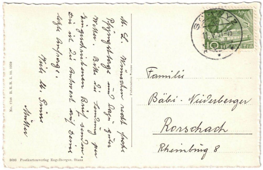 Cartes postales: Dallenwil - Luftseilbahn Wiesenberg – D'occasion à Binningen par Mountainrider 1