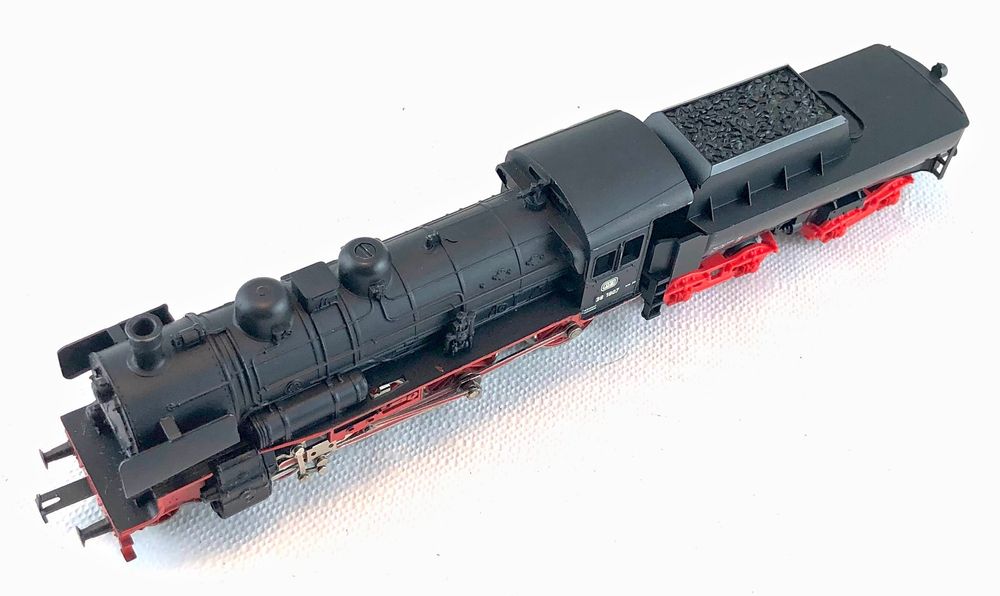Märklin H0 - 3098 - Steam Locomotive With Tender  1  - BR 38 1807 With Cockpit Tender Db