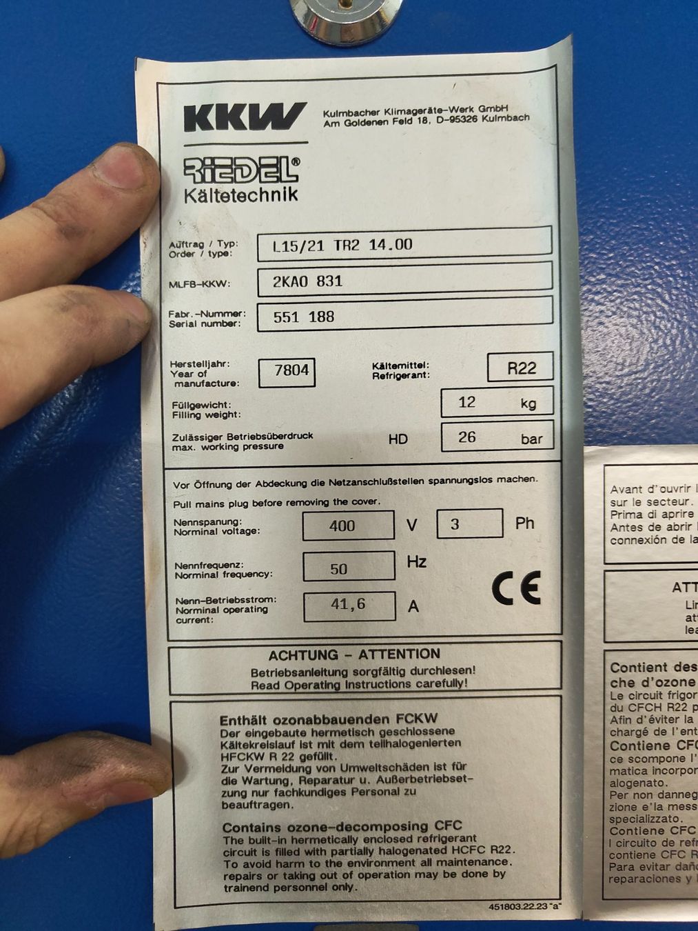 Metall- & Schlosserei Sonstiges: Trumpf TC-600L Kühlaggregat – Gebraucht aus Hildisrieden von eLuterbachAG 1