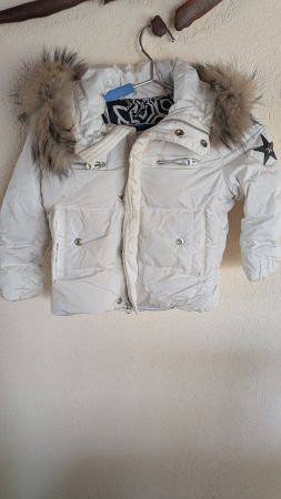Kinderjacke Jet Set weiss