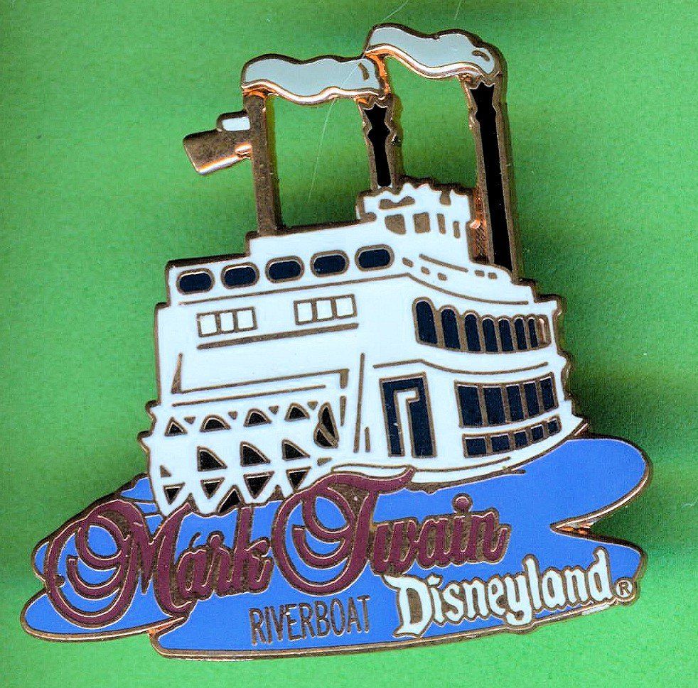 Disney Placchette & Badge: Disney   RIVERBOAT  Mark Twain – Usato da Winterthur venduto da Sammleroase