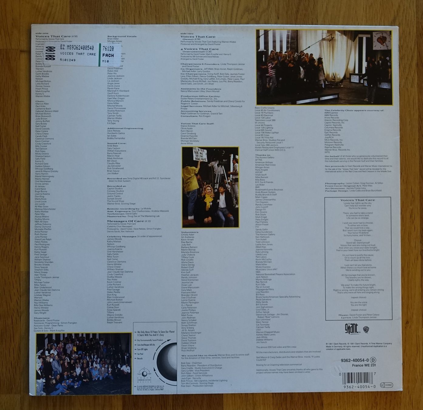 Schallplatten: Voices That Care - MAXI - T – Gebraucht aus Sessa von discoverymedia 1