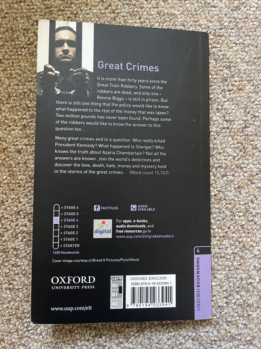 Libri: Englisch Buch Great Crimes – Usato da Muttenz venduto da murielle4132 6