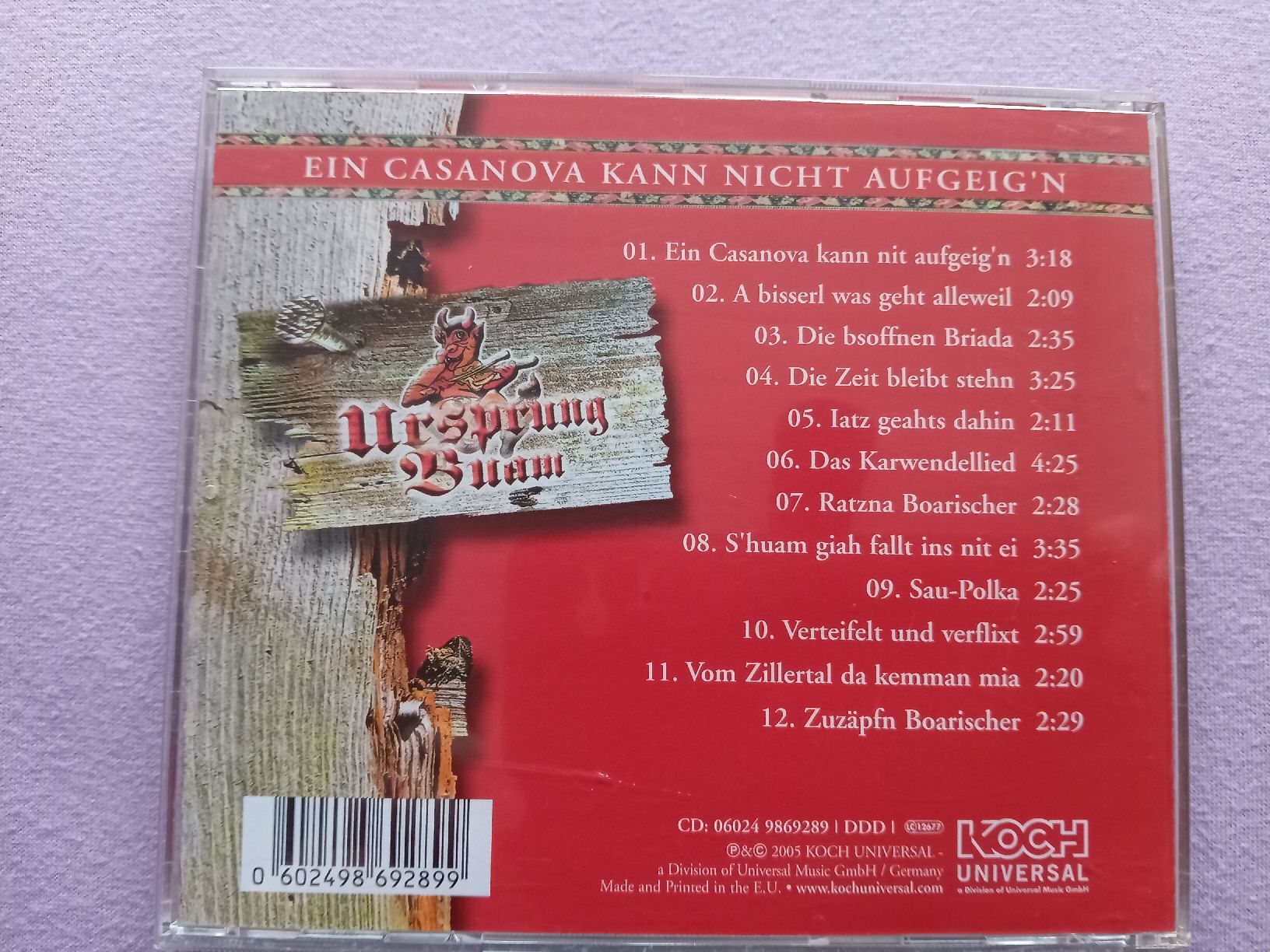 CDs: 2 CDs Ursprung Buam – D'occasion à Witterswil par hele04 1