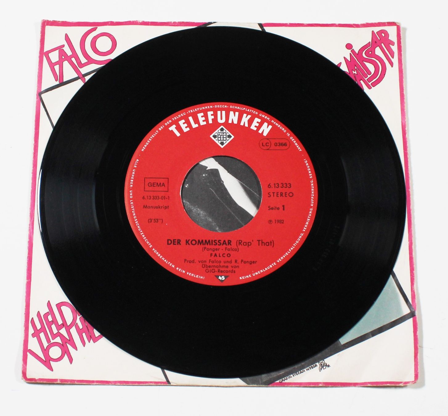 Dischi in vinile: 7" FALCO - DER KOMMISSAR 1981 – Usato da Brüttisellen venduto da Collector-Corner 1
