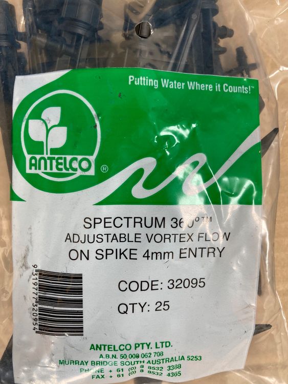 Antelco 360" Rotor Spray Mini Sprinkler | Micro Sprinklers | Easy