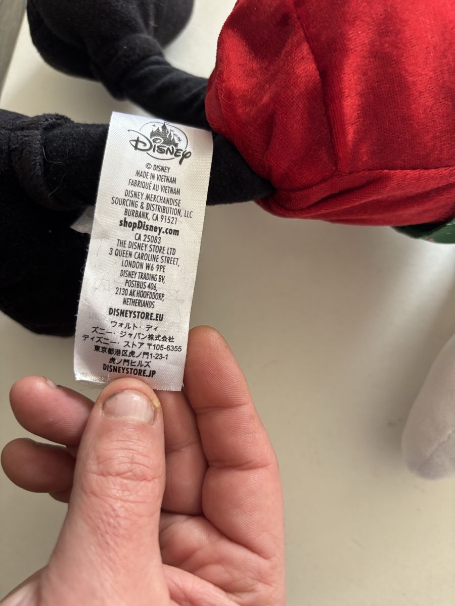 Disney Giocattoli: Peluche Mickey Noël Disney Store 2019 – Usato da Genève venduto da sho_67qj 3