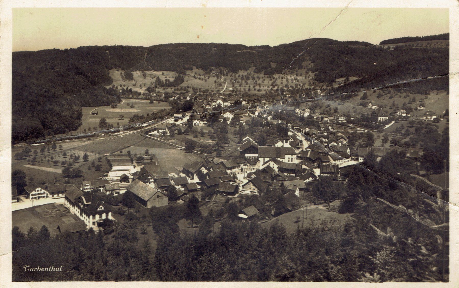 Cartoline postali: Turbenthal ZH, um 1930 – Usato da Otelfingen venduto da Schmitte9