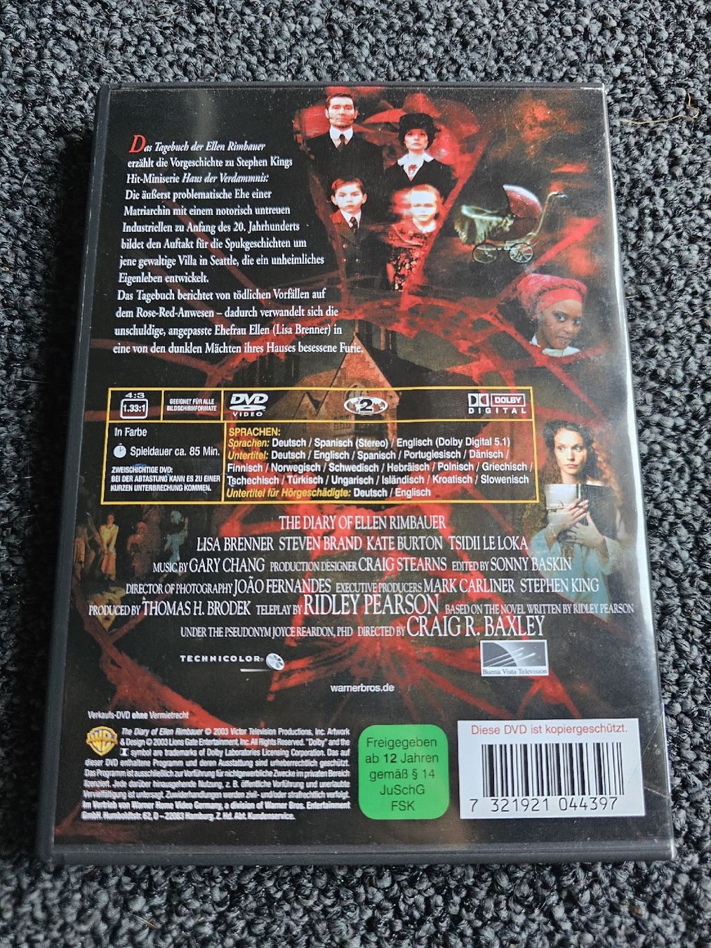 Tutti i DVDs: DVD - Das Tagebuch der Ellen Rimbauer(16604) – Usato da Ruswil venduto da jan_bxl5 1