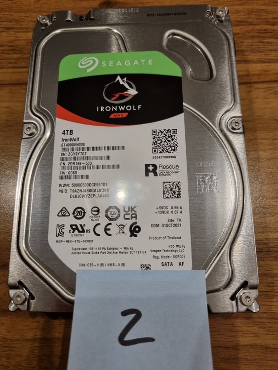 Seagate Ironwolf Nas Hdd 4tb Kaufen Auf Ricardo 2313