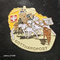 Gotthardpost Anstecknadel, Pin - Top Zustand, Rarität!