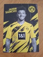 Jadon Sancho original Autogrammkarte Dortmund BVB