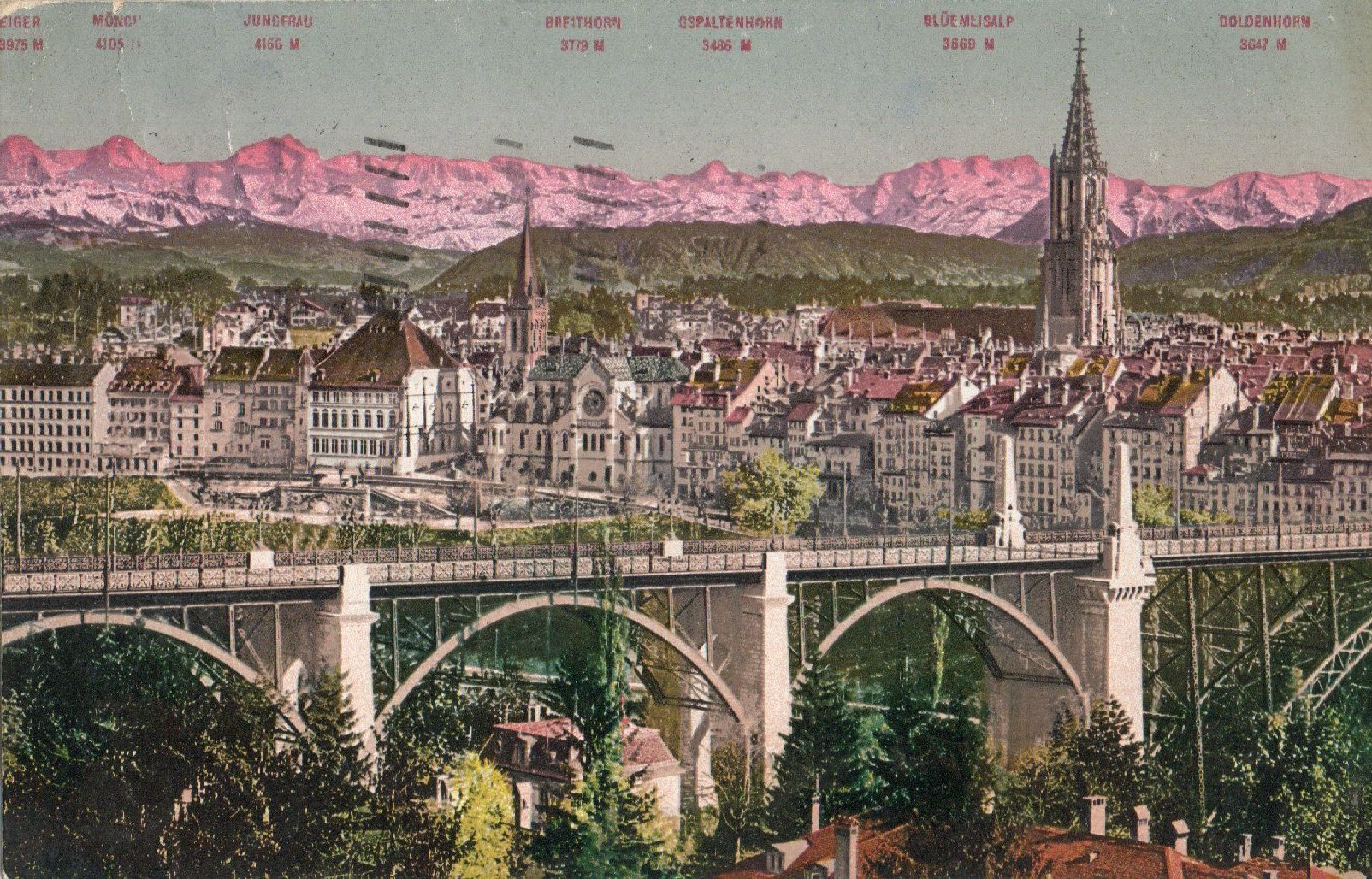 Cartes postales: Bern und die Alpen – D'occasion à Melano par pisonsdro