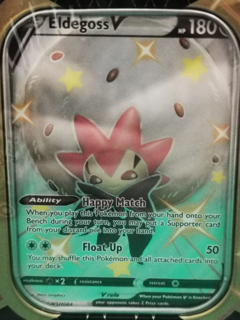 Cartoline: Pokemon Schwert & Schild Shining Fates Eldegoss V Tin Box – Nuovo e nell'imballaggio originale da Opfikon venduto da Yoshis_World 2