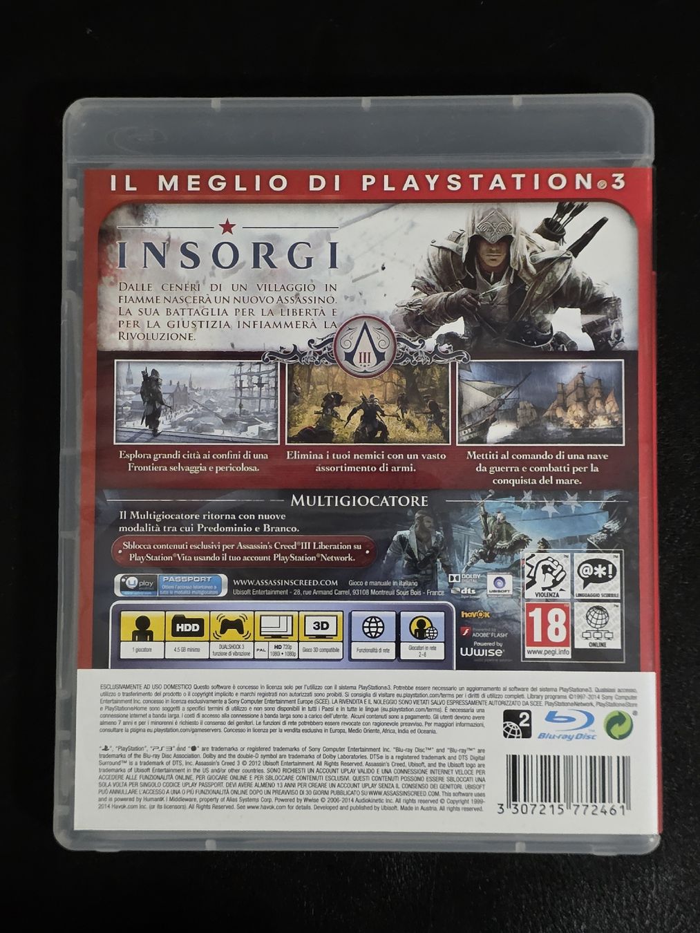 Giochi: ASSASSIN'S CREED 3 | PS3 – Usato da Bellinzona venduto da egemon 1