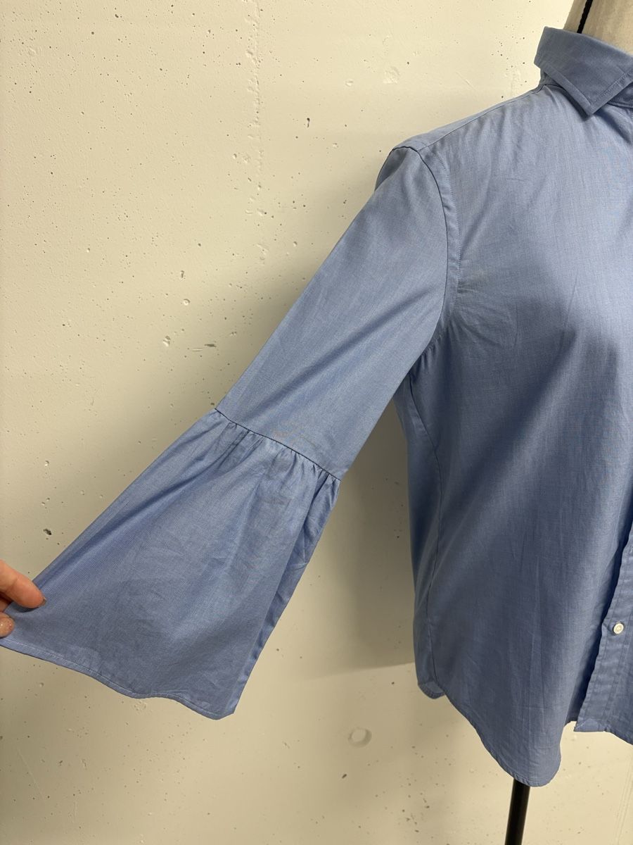 Ralph Lauren Camicette: Polo Ralph Lauren Bluse Gr. 36 Hellblau Baumwolle – Usato da Regensdorf venduto da secondchancefashion 1