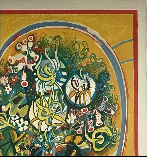 Françoise GILOT : La caresse - Lithographie originale