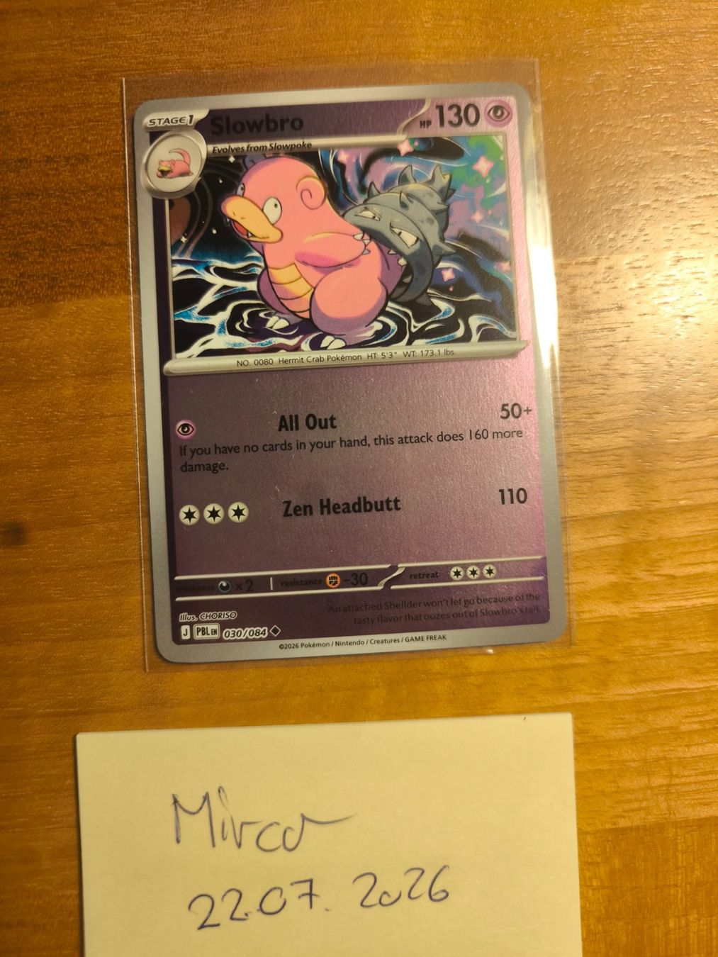 Pokémon Sammelbilder & Trading cards: Pokémon Slowbro PBL 030/084 Reverse Holo EN – Neu und originalverpackt aus Engelburg von swissTCGbox