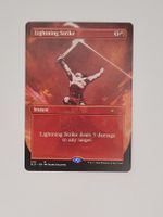 MTG Karte Lightning Strike Secret Lair Frazetta