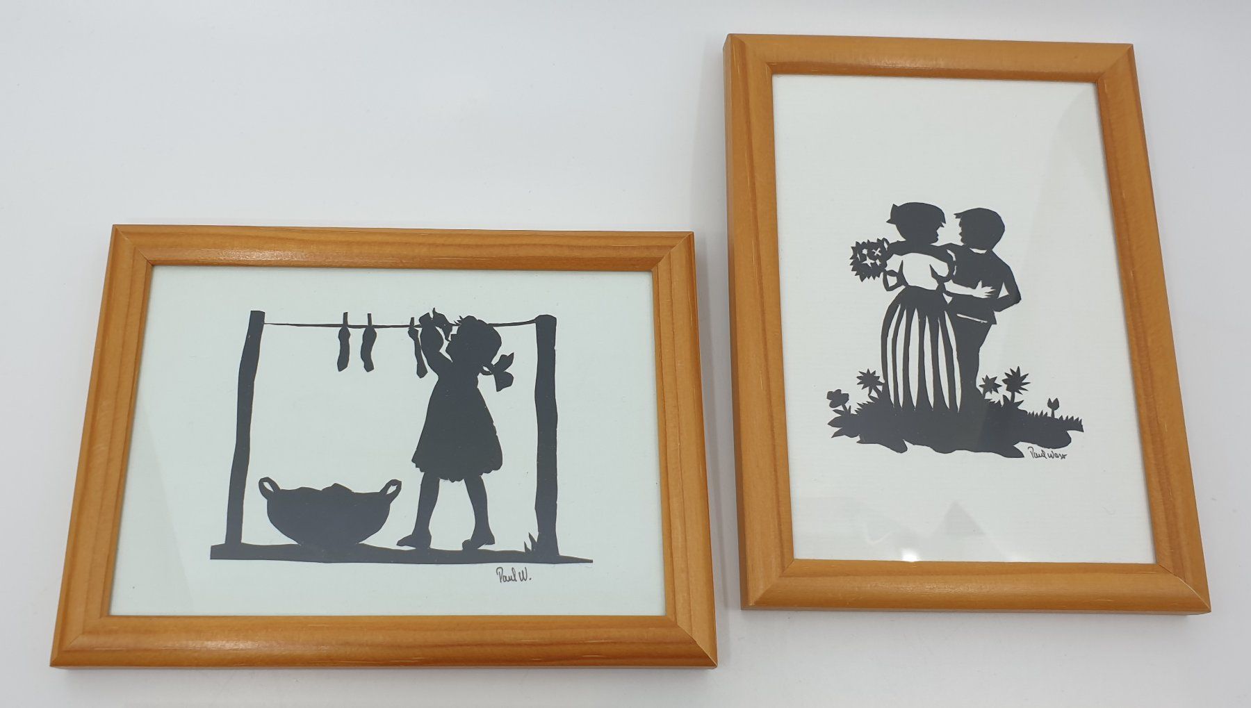 Grafiken & Lithographien: 4 Scherenschnitte Paul Walser – Gebraucht aus Emmen von magelan 2