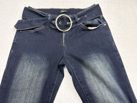 Jean évasé Missue T 40 avec ceinture - look Y2K !