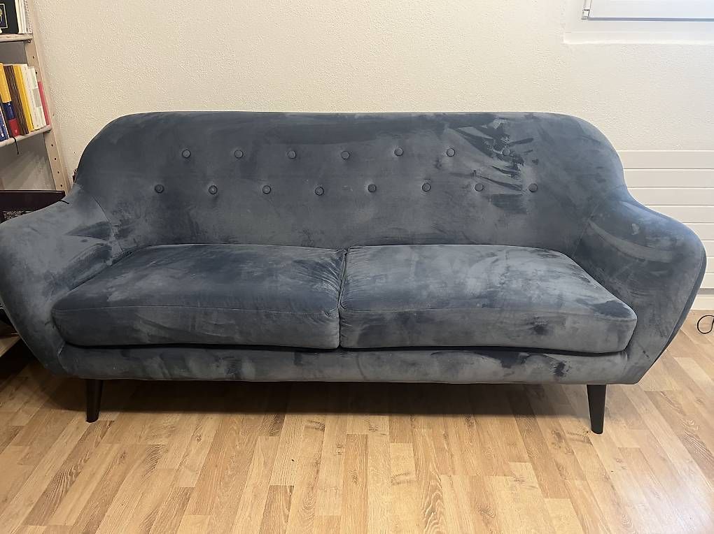 Sofas: Micasa 3er Sofa Samt – D'occasion à Aarau par met_5s8w