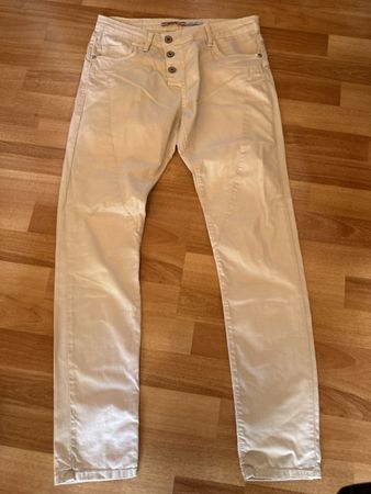 Please Hose beige Gr. S einf. Bundweite ca. 37 cm