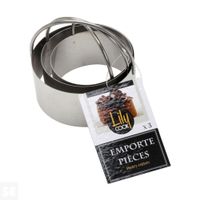 Lily Cook Ausstechförmchen Inox 3er Set neu