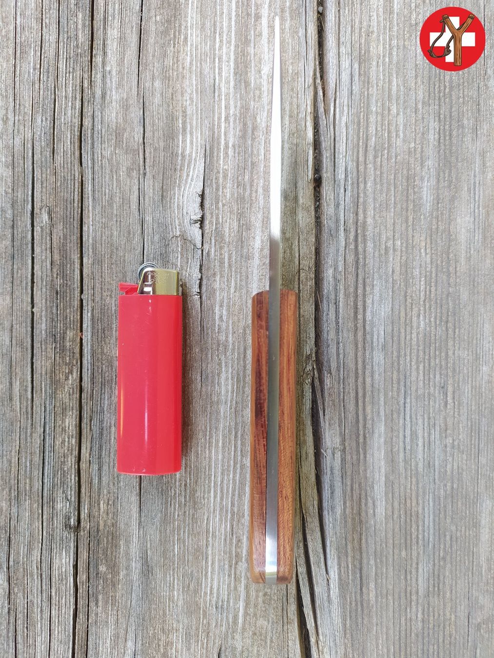Zubehör: Jagdmesser mit Lederscheide – Neu (gemäss Beschreibung) aus Tumegl/Tomils von Steinschleuder-Shop 2