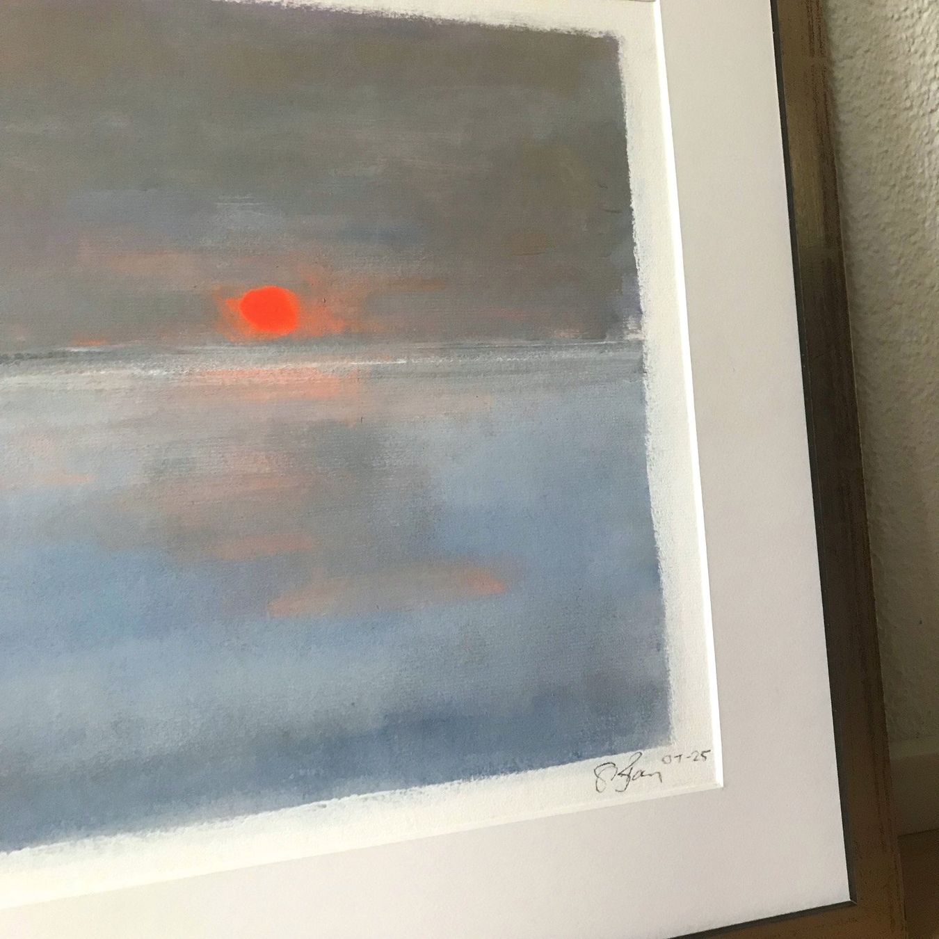 Gemälde: Landschaft See Moderne Kunst Acryl Impressionismus Bammert – Neu (gemäss Beschreibung) aus St. Niklausen LU von Stefan_Bammert_Art 1