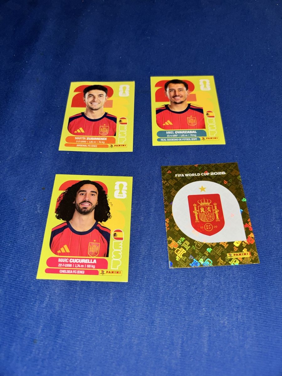 Panini Sammelbilder & Trading cards: Spanien 4x panini – Neu (gemäss Beschreibung) aus Olten von Melxnie_46