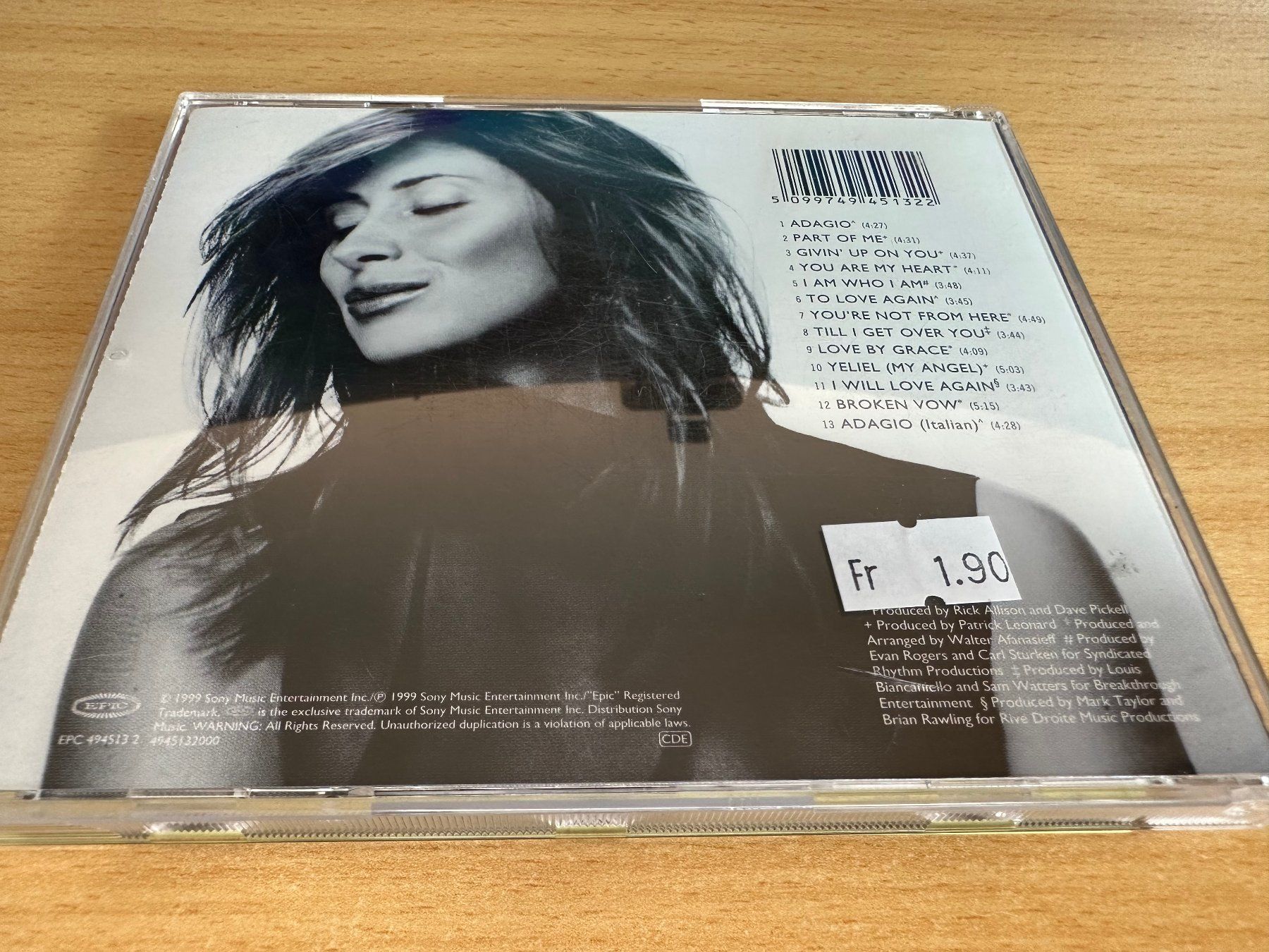 CD: Lara Fabian – Lara Fabian – Usato da Rikon im Tösstal venduto da Alpenmutz 1