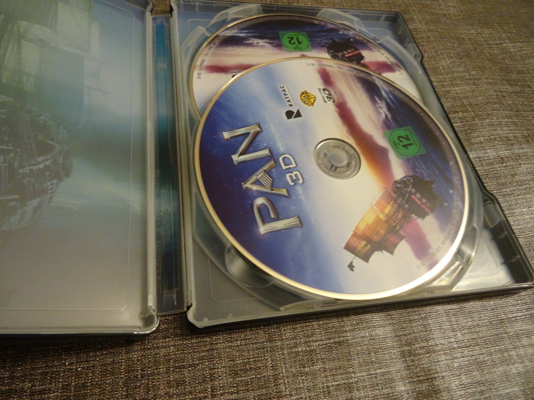 Tutti i DVDs: Pan Steelbook Blu-ray 3D – Usato da Olten venduto da Disc-Verkauf 1