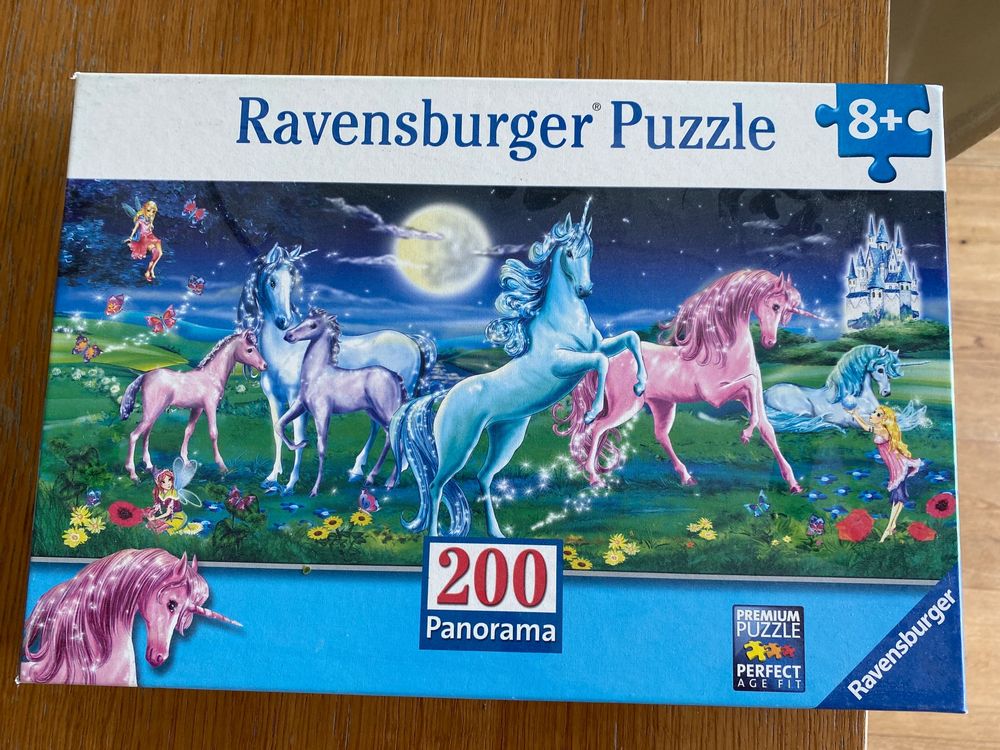 Lais Puzzle „Cartoon Einhorn Aus Diamanten“ – 1000 Teile – Hochwertig Gestanzt Mit Stabiler Schachtel