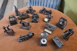 ​15x Vintage Mini-Spitzmaschine Sammlung – Die-Cast Metall