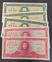 LOT BANKNOTEN / KUBA/CUBA (5)