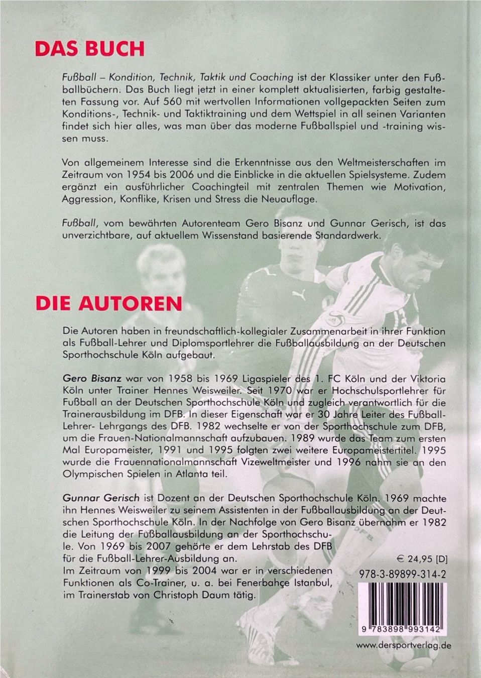 Libri: Gero Bisanz, Fussball – Nuovo (secondo la descrizione) da Sarnen venduto da Livres 1