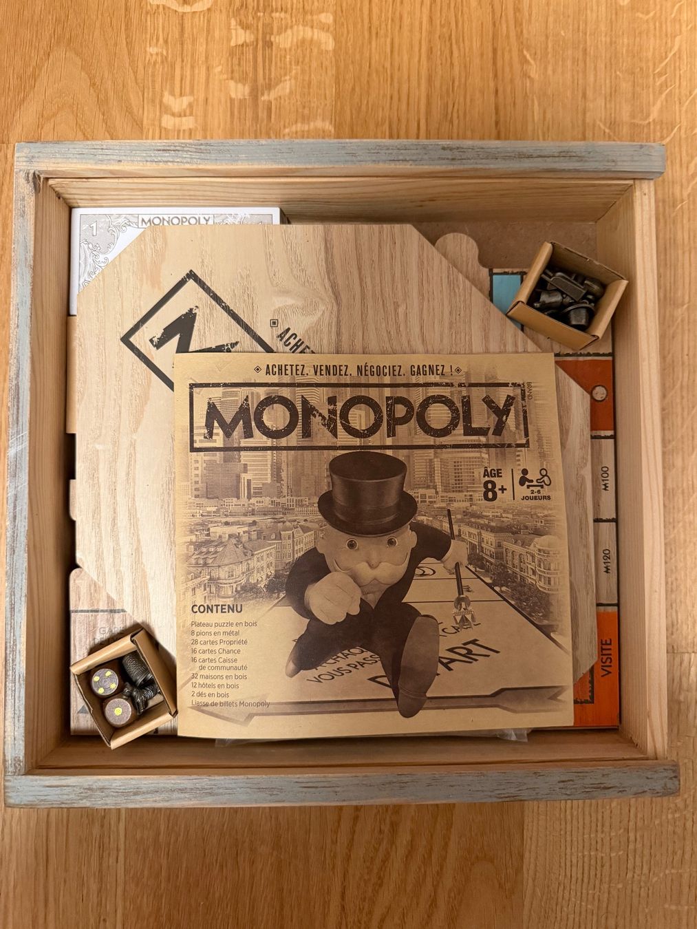 Hasbro Giochi: Monopoly aus Holz (Sammleredition) – Nuovo e nell'imballaggio originale da Bern venduto da Maschgulain 1