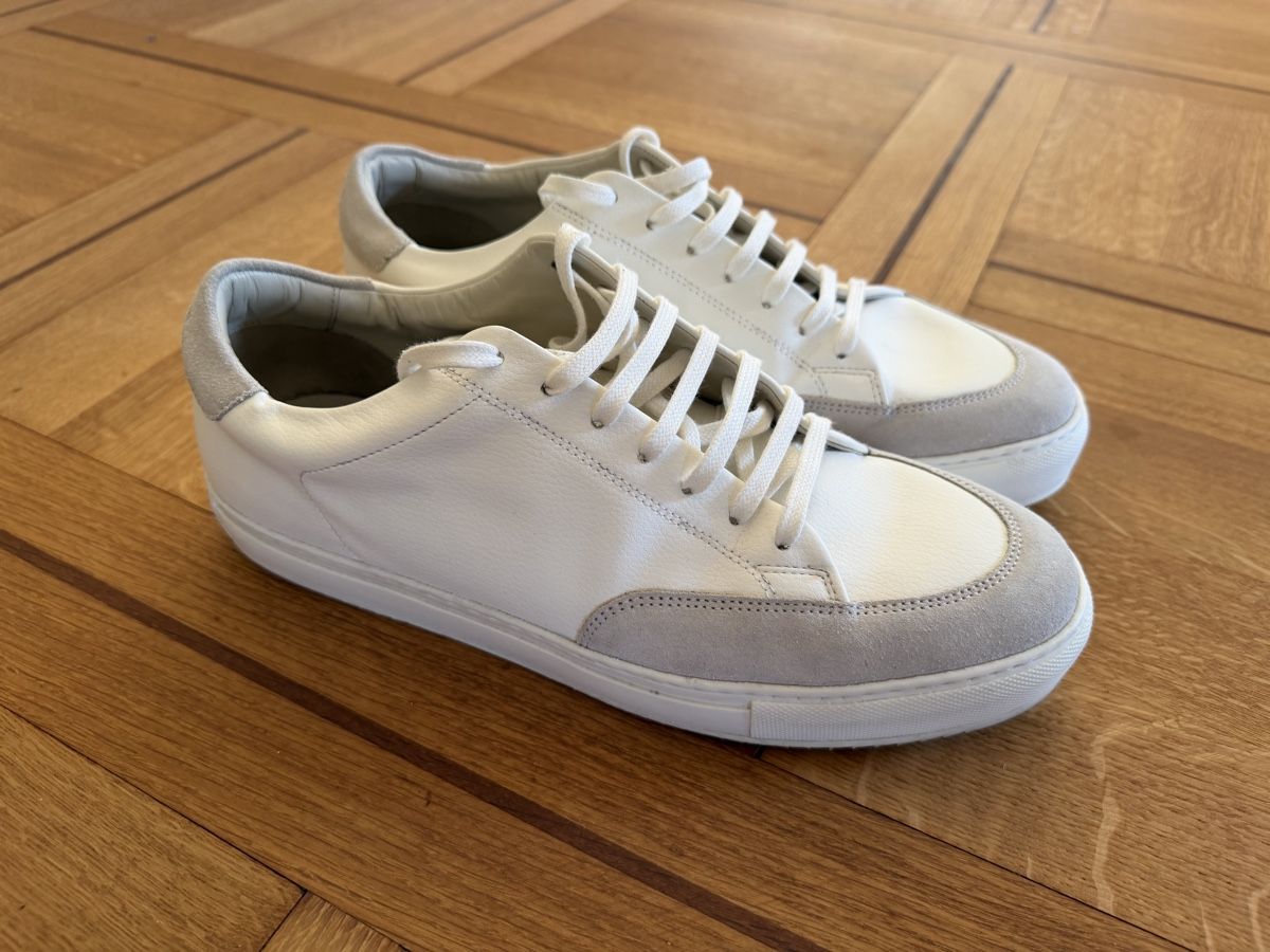 Strellson Scarpe da uomo: Strellson Sneaker Leder Weiss Grösse 43 neu – Nuovo (secondo la descrizione) da Ennetbaden venduto da Section_H 6