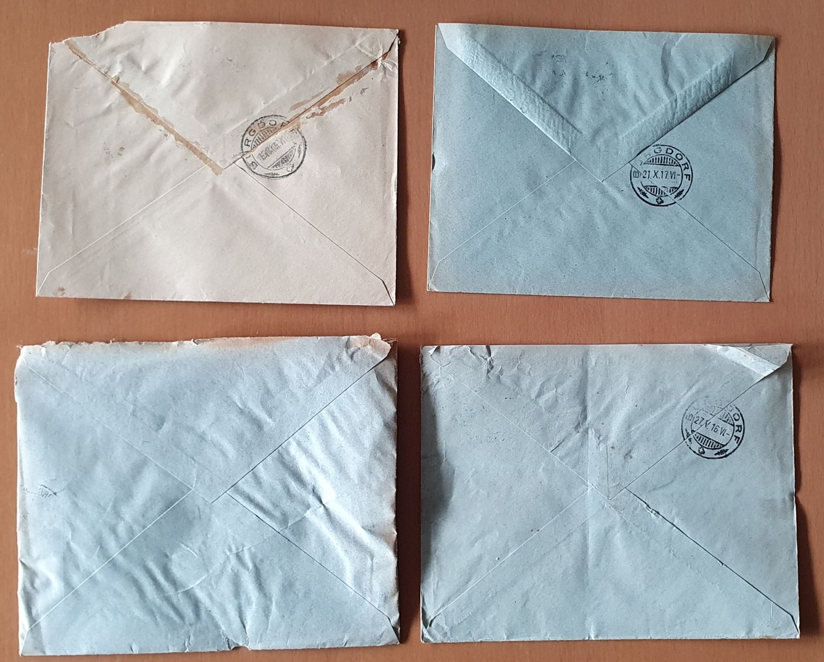 Tous les timbres: 4 Illustrierte Briefe – D'occasion à Kreuzlingen par Rschweiz1 1