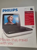 Philips PET741D portabler DVD-Player 7 Zoll gebraucht
