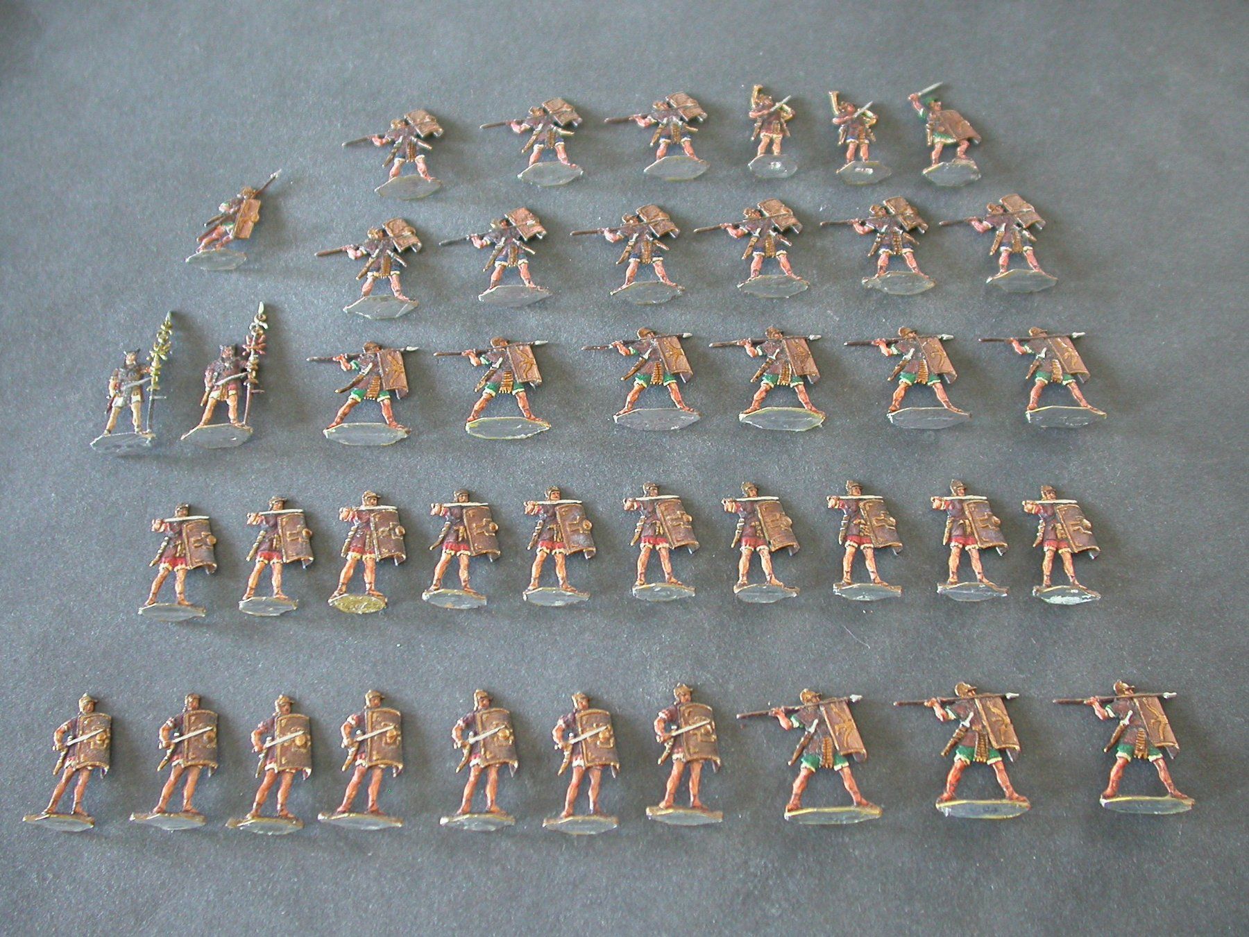 Statuette: Zinnfiguren: Römische Legionäre – Usato da Zürich venduto da Marcel6887