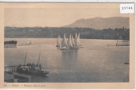 Geneve - Barques dans le port