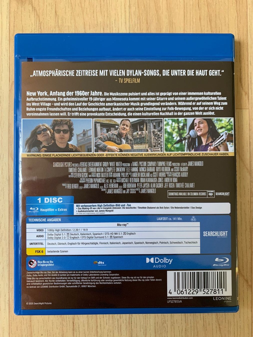 Alle DVDs: Like a complete Unknown (Blu Ray) – Gebraucht aus Sissach von BeetleMouse 1