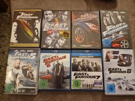 The Fast & the Furious 1 bis 8 DVD/ Blue Ray
