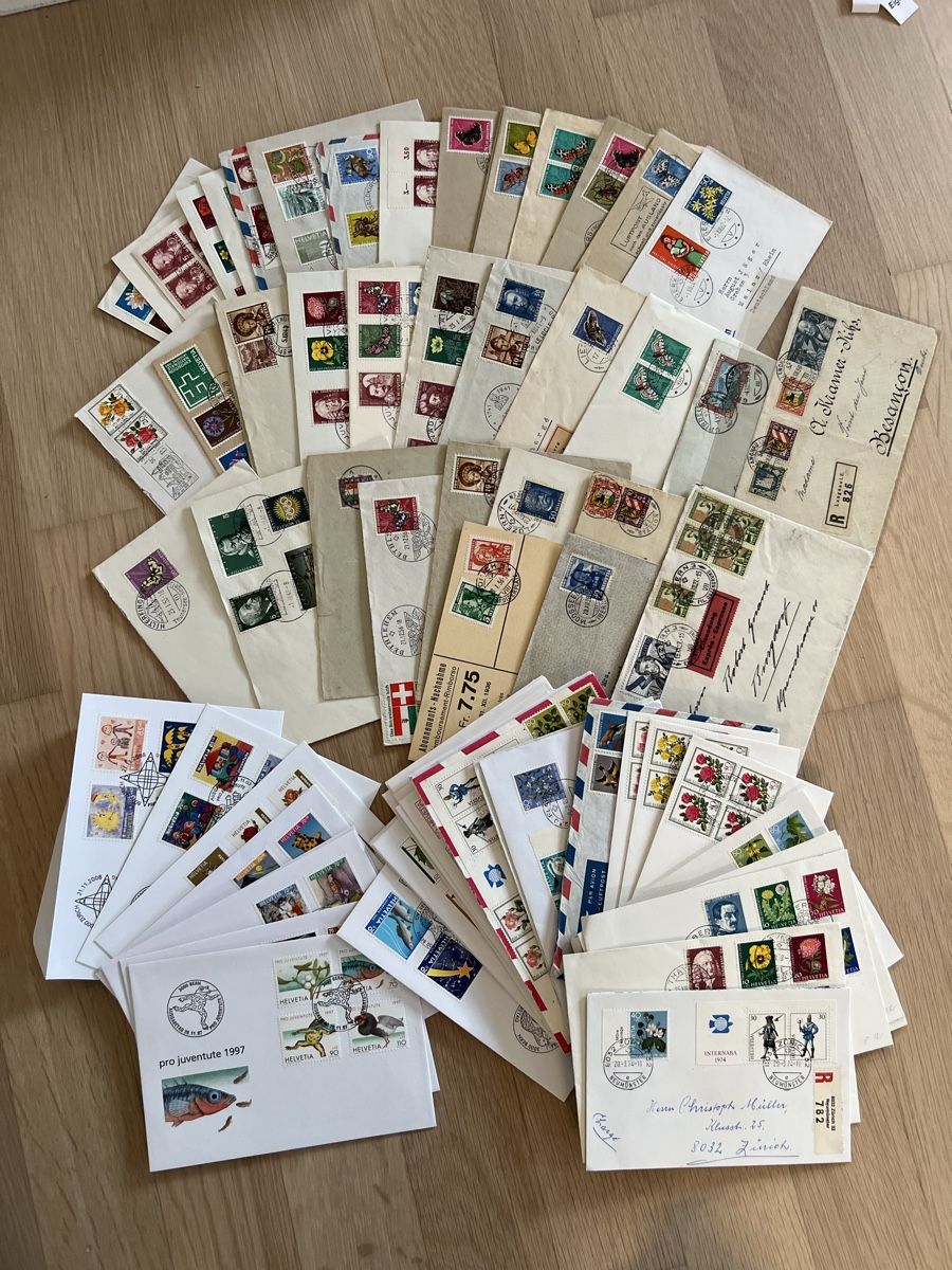Alle Briefmarken: Toller Posten Pro Juventute – Gebraucht aus Braunau von Desil2511 9