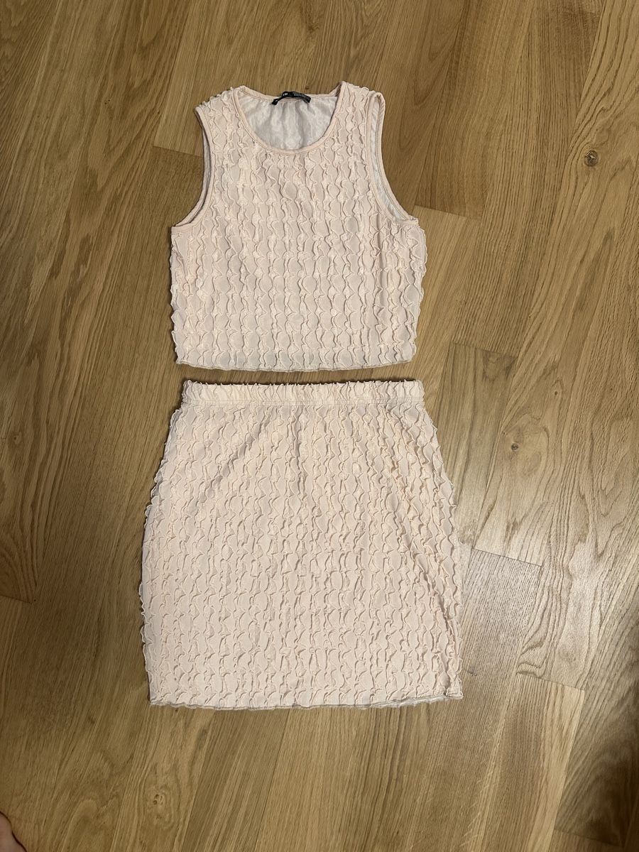 Kleiderpakete: Damen Set Top Rock rosa Grösse S – Gebraucht aus Lufingen von ott_r59k