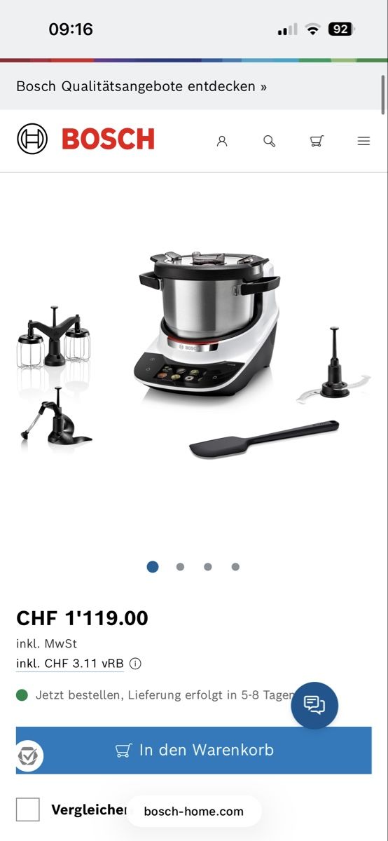 Bosch Küchengeräte: Bosch Cookit – Gebraucht aus Netstal von ali_x5fx 1