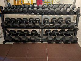 Hantelrack, Hantelständer ohne Hanteln